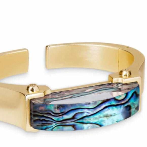 Kendra Scott Kailey Hinge Cuff Bracelet Abalone - Please READ description - Picture 14 of 14